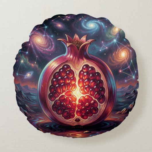 Pomegranate´2 ラウンドクッション (正面)
