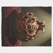 Pomegranate´9 フリースブランケット (正面(横))