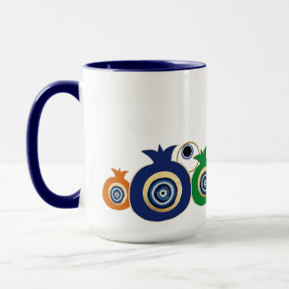Pomegranate and evil eye mug  マグカップ