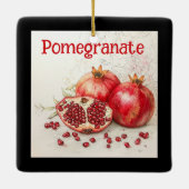Pomegranate Ceramic Ornament セラミックオーナメント (裏面)