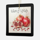Pomegranate Ceramic Ornament セラミックオーナメント (左)