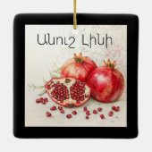 Pomegranate Ceramic Ornament セラミックオーナメント (裏面)