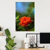 Pomegranate Flower ポスター (ホームオフィス)