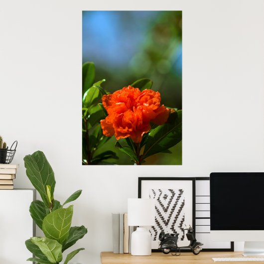 Pomegranate Flower ポスター (ホームオフィス)