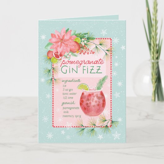 Pomegranate Gin Fizz シーズンカード (正面)