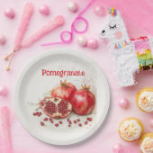 Pomegranate Paper Plate ペーパープレート (パーティー)