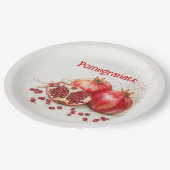 Pomegranate Paper Plate ペーパープレート (アングル)
