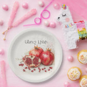Pomegranate Paper Plate ペーパープレート (パーティー)