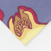 Pomegranate seamless pattern. フリースブランケット (角)