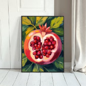 Pomegranate Seeds | Fruit Painting ポスター