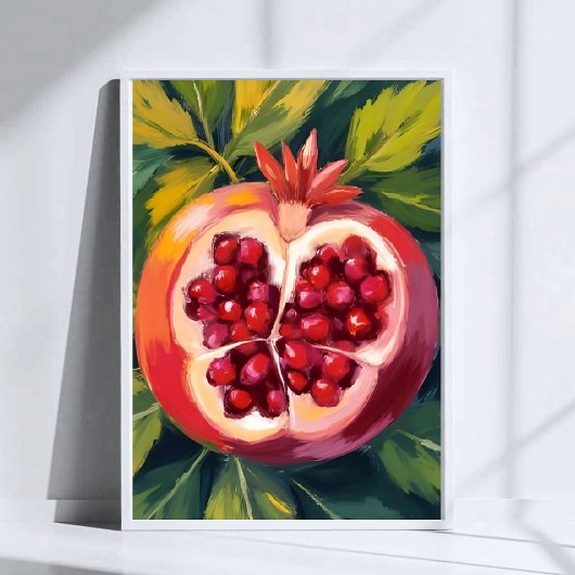 Pomegranate Seeds | Fruit Painting ポスター