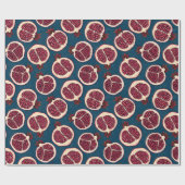 Pomegranate slices wrapping paper ラッピングペーパー (フラット)