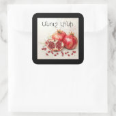 Pomegranate Sticker スクエアシール (バッグ)