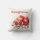 Pomegranate Throw Pillow クッション (正面)