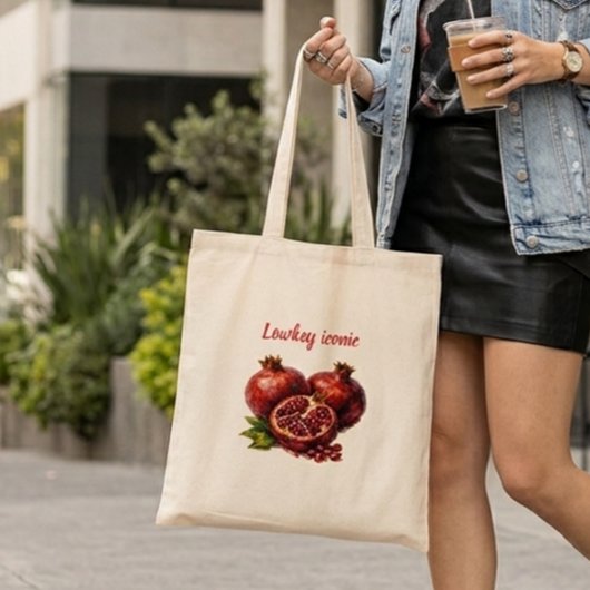 Pomegranate Trendy Viral Stylo Aesthetic Elegant  トートバッグ