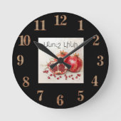 Pomegranate Wall Clock ラウンド壁時計 (正面)