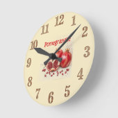 Pomegranate Wall Clock ラウンド壁時計 (傾斜)