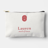 Pomegranate | Wedding Monogram Bridesmaid Gift  アクセサリーポーチ (正面)