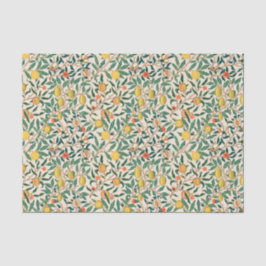 Pomegranate William Morrisソフトオリジナルオンホワイト 薄葉紙