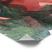 Pomegranates Bible Scripture Deuteronomy 8 ポスター (角)