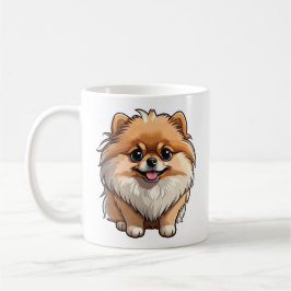 Pomeranian コーヒーマグカップ