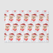 Pomeranian Dog Breed Christmas Stars 薄葉紙 (正面)