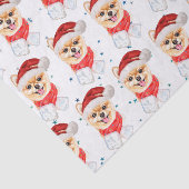 Pomeranian Dog Breed Christmas Stars 薄葉紙 (詳細)