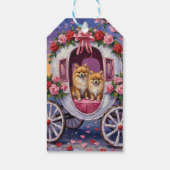 Pomeranian Dog Valentine's Day  ギフトタグ (裏面)