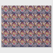 Pomeranian Dog Valentine's Day  ラッピングペーパー (フラット)