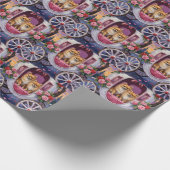 Pomeranian Dog Valentine's Day  ラッピングペーパー (角)