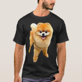 Pomeranian Dog With Tシャツ (正面)