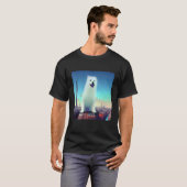 Pomeranian  Eiffel Tower France Paris Men Women Do Tシャツ (正面フル)