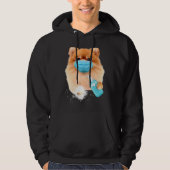 Pomeranian Face Mask パーカ (正面)