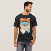 Pomeranian Face Mask Tシャツ (正面フル)