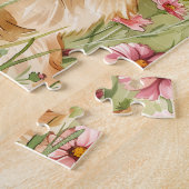 Pomeranian Puzzle – Watercolor Dog Fun ジグソーパズル (側面)