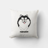 Pomeranian T-Shirt クッション (正面)