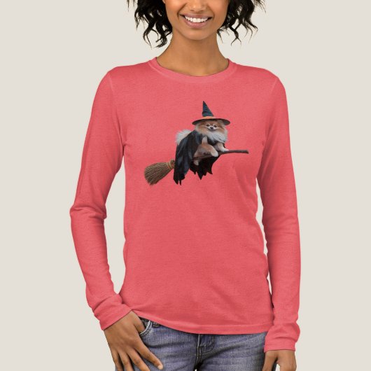 Pomeranian Witch トライブレンドTシャツ (正面)