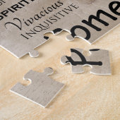 Pomerianの特性のジグソーパズル ジグソーパズル (側面)