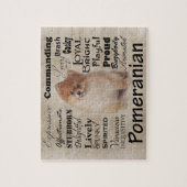 Pomerianの特性のジグソーパズル ジグソーパズル (縦)