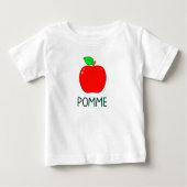 Pomme ベビーTシャツ (正面)