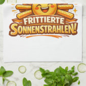 Pommes sind frittierte Sonnenstrahlen -  キッチンタオル (折り畳み)