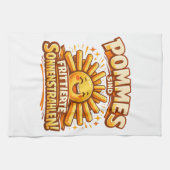 Pommes sind frittierte Sonnenstrahlen -  キッチンタオル (横)