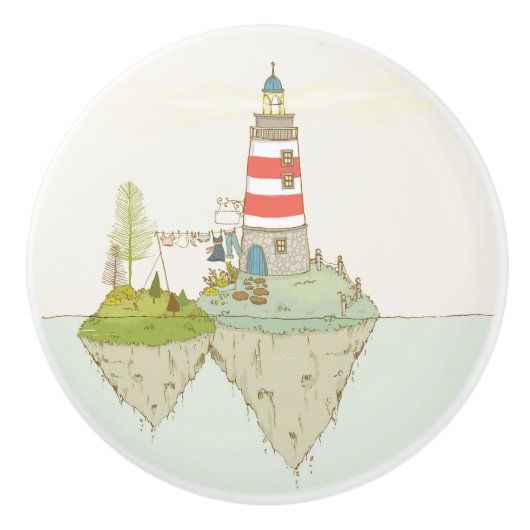 Pomo de cerámica de la colección Magical Nursery セラミックノブ (正面)