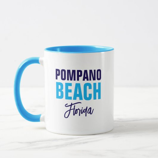 Pompano Beach Florida Coffee Mug マグカップ (左)