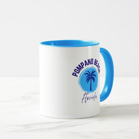 Pompano Beach Florida Coffee Mug マグカップ (正面右)