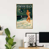 Pompano Beach FLORIDA Original Marilyn Monroe ポスター (ホームオフィス)