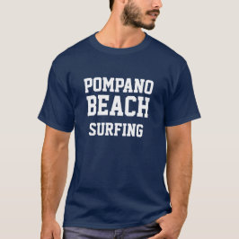 Pompano Beach Florida Surfing T-Shirt Tシャツ