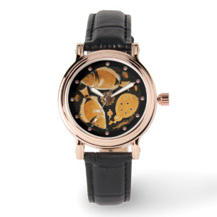 POMPEIIコレクション/魚，海 – 海の生活シーン 腕時計