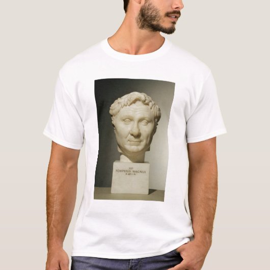 Pompey (紀元前の106-48紀元前に)のバストc.60 (大理石) tシャツ (正面)