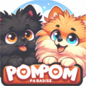 PomPomParadiseステッカーjerbear eavee シール (正面)